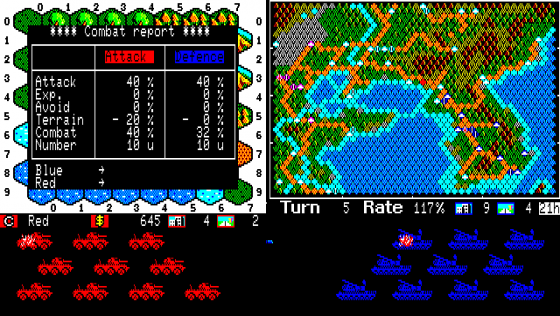 Daisenryaku 88 Screenshot 16 (PC-88)