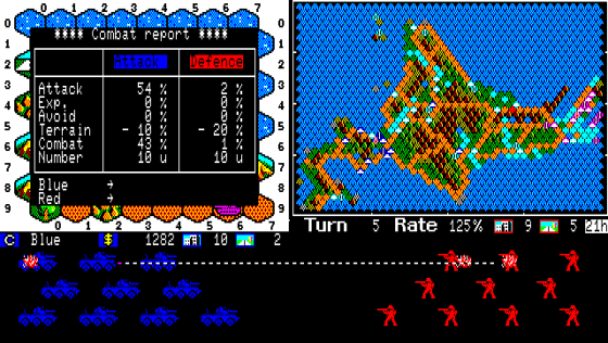 Daisenryaku 88 Screenshot 17 (PC-88)