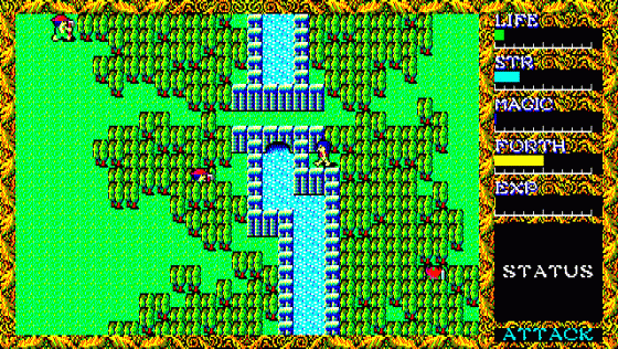 Hydlide II: Shine Of Darkness Screenshot 6 (PC-88)