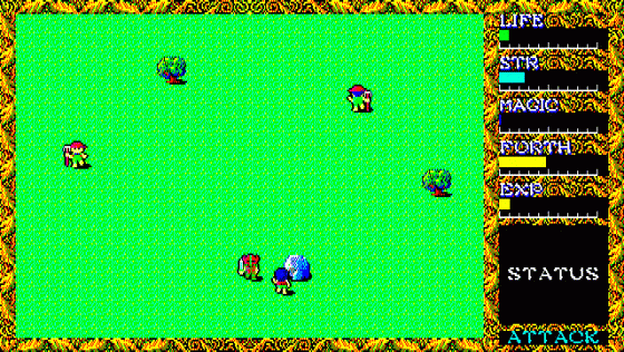 Hydlide II: Shine Of Darkness Screenshot 10 (PC-88)