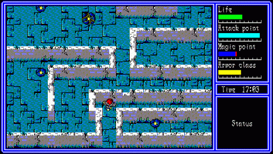 Super Hydlide Screenshot 5 (PC-88)