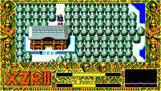 Exile Screenshot 21 (PC-88)