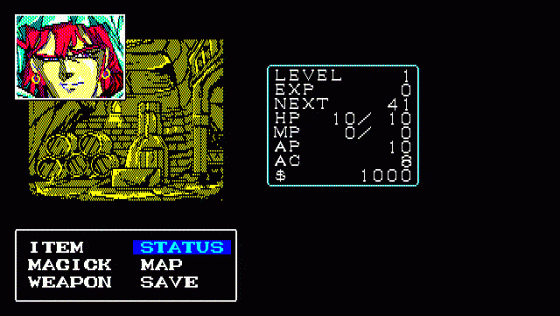 XZR Screenshot 11 (PC-88)