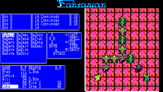 Fantasian Screenshot 6 (PC-88)