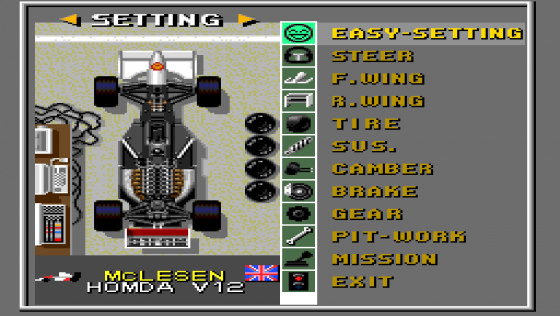 F1 Circus Special: Pole To Pole Screenshot 9 (PC Engine (JP Version))