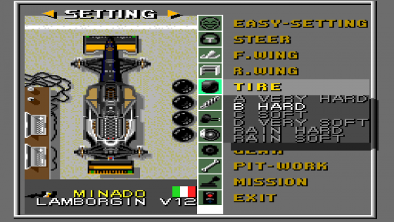 F1 Circus Special: Pole To Pole Screenshot 14 (PC Engine (JP Version))