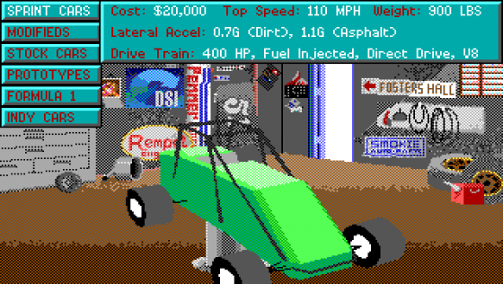 Mario Andretti's Racing Challenge Screenshot 21 (PC (MS-DOS))
