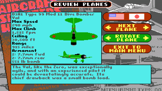 Battlehawks 1942 Screenshot 11 (PC (MS-DOS))