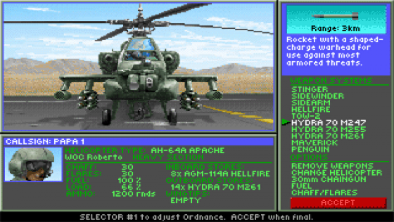 Gunship 2000 Screenshot 12 (PC (MS-DOS))