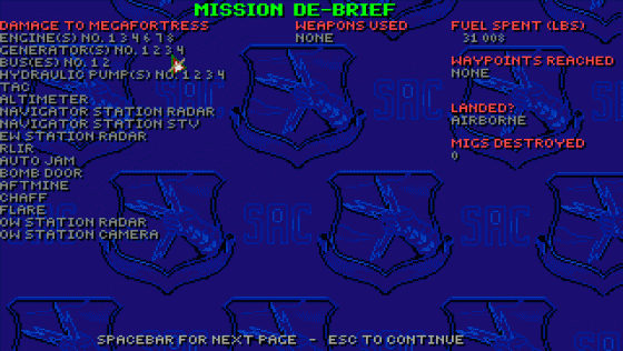 Megafortress Screenshot 11 (PC (MS-DOS))