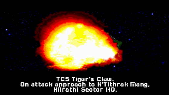 Wing Commander II: Vengeance Of The Kilrathi Screenshot 13 (PC (MS-DOS))