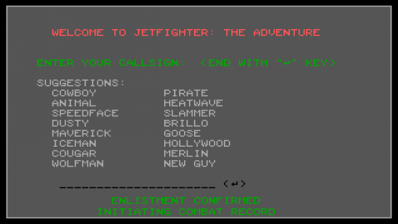 Jet Fighter: The Adventure Screenshot 12 (PC (MS-DOS))