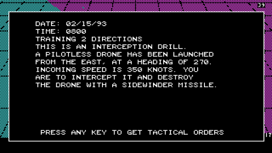 Jet Fighter: The Adventure Screenshot 27 (PC (MS-DOS))