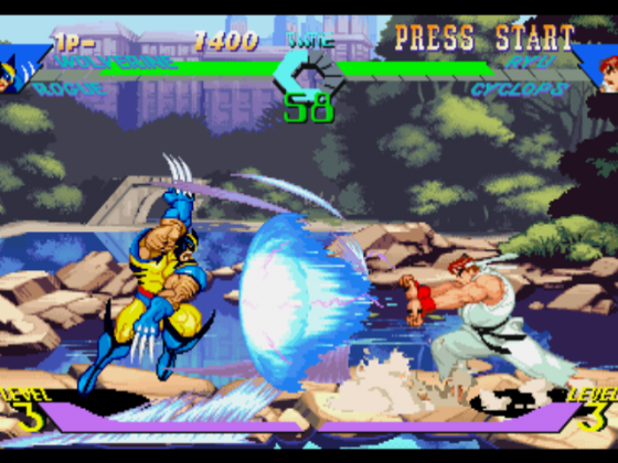 X-Men Vs. Street Fighter Screenshot 9 (PlayStation (EU Version))