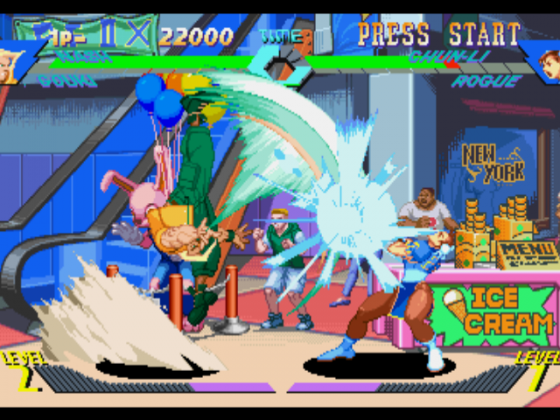 X-Men Vs. Street Fighter Screenshot 17 (PlayStation (EU Version))