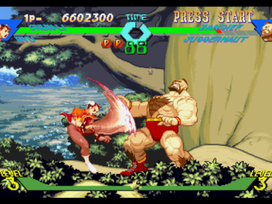 X-Men Vs. Street Fighter Screenshot 30 (PlayStation (EU Version))