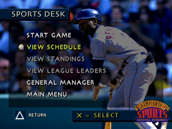 3D Baseball: The Majors Screenshot 7 (PlayStation (JP Version))