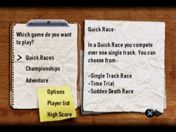 Europe Racer Screenshot 7 (PlayStation (EU Version))