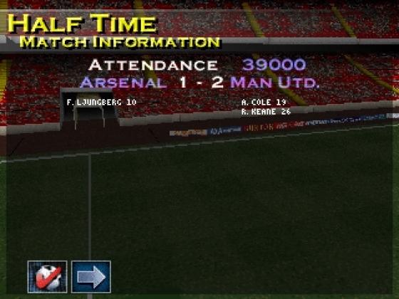 FA Manager Screenshot 7 (PlayStation (EU Version))