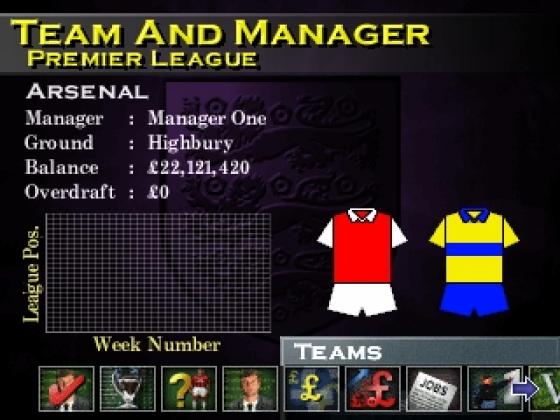 FA Manager Screenshot 8 (PlayStation (EU Version))