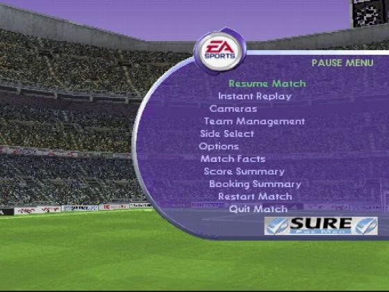 FIFA 2001 Screenshot 10 (PlayStation (EU Version))