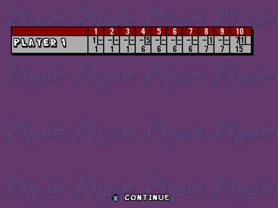 Big Strike Bowling Screenshot 15 (PlayStation (EU Version))