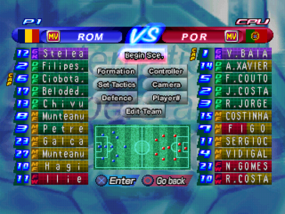 International Superstar Soccer Screenshot 8 (PlayStation (EU Version))