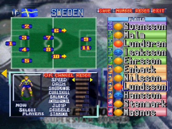 International Superstar Soccer Deluxe Screenshot 5 (PlayStation (EU Version))