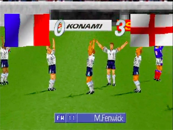 International Superstar Soccer Pro Screenshot 5 (PlayStation (EU Version))