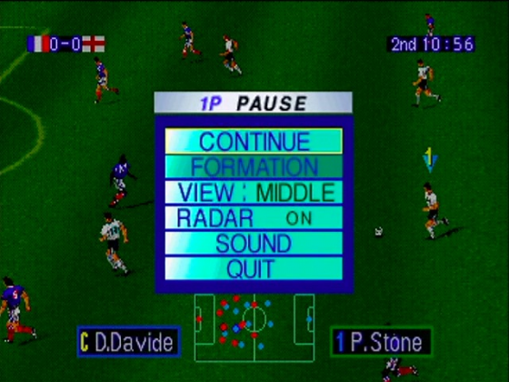 International Superstar Soccer Pro Screenshot 7 (PlayStation (EU Version))