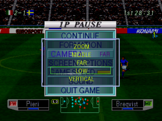 International Superstar Soccer Pro 98 Screenshot 16 (PlayStation (EU Version))