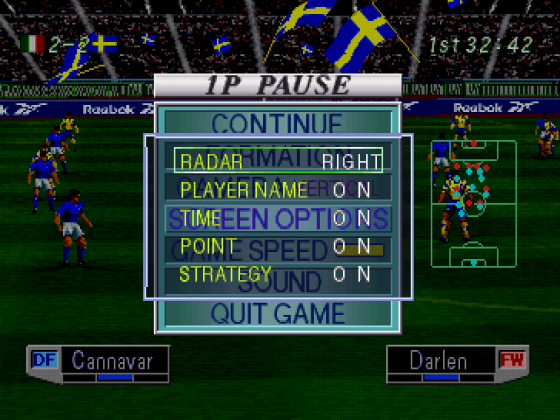 International Superstar Soccer Pro 98 Screenshot 18 (PlayStation (EU Version))