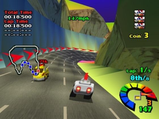 Motor Toon Grand Prix 2 Screenshot 5 (PlayStation (EU Version))