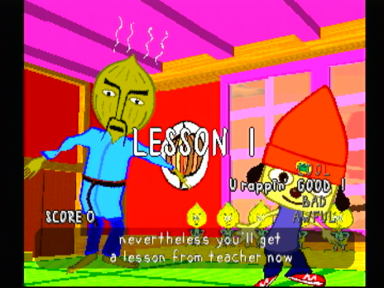 PaRappa the Rapper Screenshot 5 (PlayStation (EU Version))