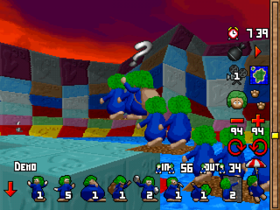 3D Lemmings Screenshot 6 (PlayStation (JP Version))