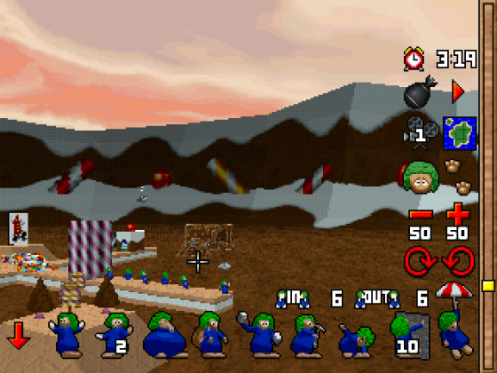 3D Lemmings Screenshot 20 (PlayStation (JP Version))