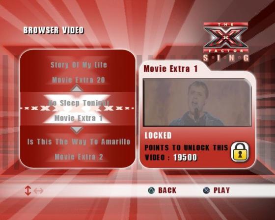 The X Factor Sing Screenshot 6 (PlayStation 2 (EU Version))