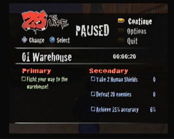 25 To Life Screenshot 11 (PlayStation 2 (US Version))