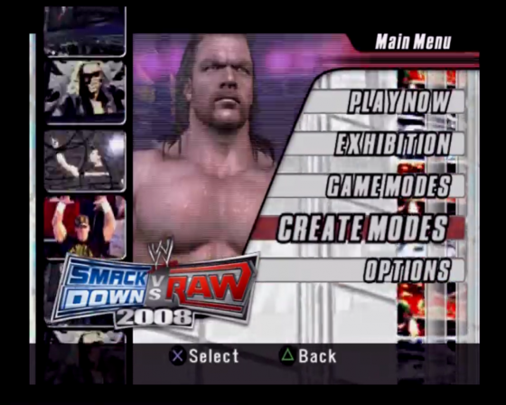 WWE Smack Down Vs. Raw 2008 Screenshot 31 (PlayStation 2 (EU Version))