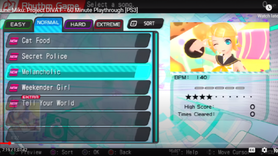 Hatsune Miku: Project DIVA f Screenshot 20 (PlayStation 3 (JP Version))