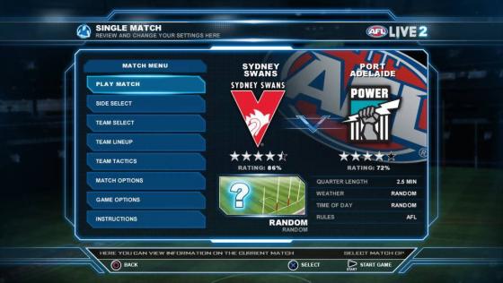 AFL Live 2 Screenshot 8 (PlayStation 3 (EU Version))