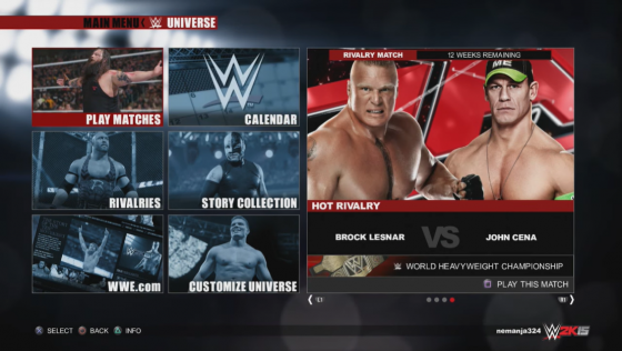 WWE 2K15 Screenshot 21 (PlayStation 4 (EU Version))