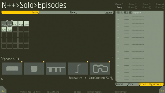 N++ Screenshot 33 (PlayStation 4 (US Version))