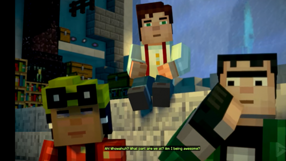 Minecraft: Story Mode Season Two Episode 1: Hero In Residence Screenshot 8 (PlayStation 4 (US Version))