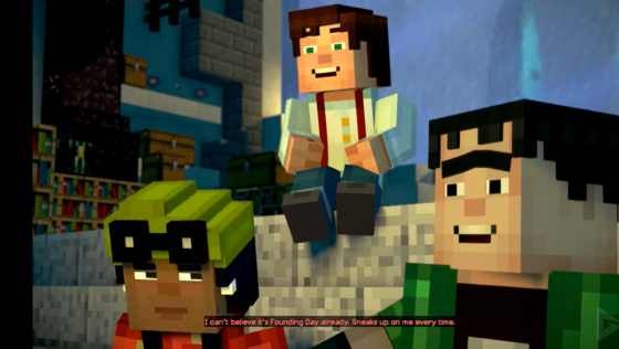 Minecraft: Story Mode Season Two Episode 1: Hero In Residence Screenshot 11 (PlayStation 4 (US Version))