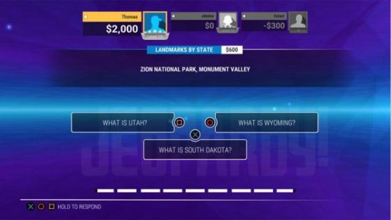 Jeopardy! Screenshot 1 (PlayStation 4 (US Version))