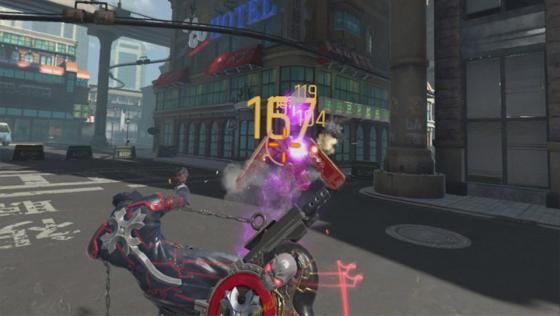 Gungrave VR Screenshot 1 (PlayStation 4 (JP Version))