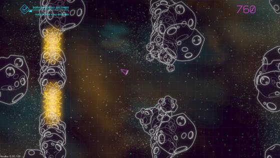 Asteroids: Recharged Screenshot 1 (PlayStation 5 (US Version))