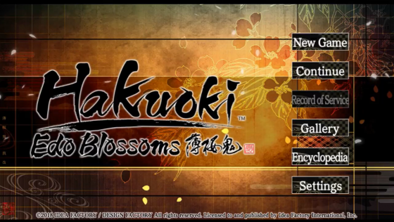 Hakuoki: Edo Blossoms