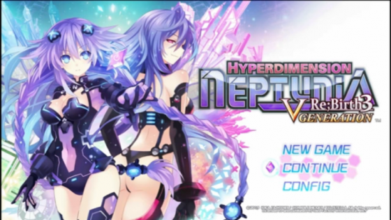 Hyperdimension Neptunia Re;Birth3: V Generation Loading Screen For The PlayStation Vita
